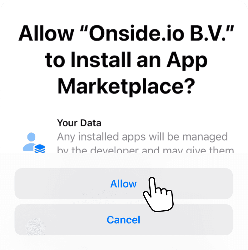 Allow Installation