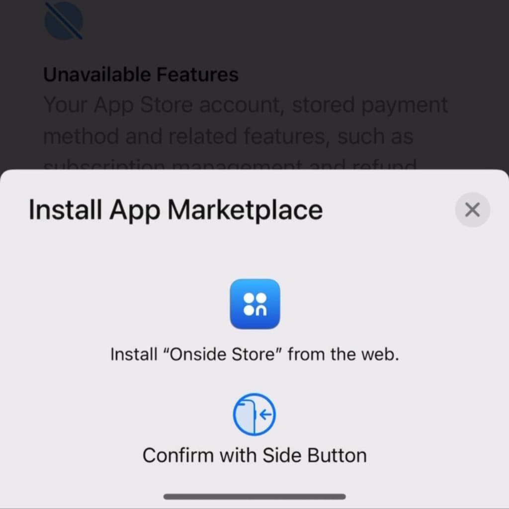 Confirm action